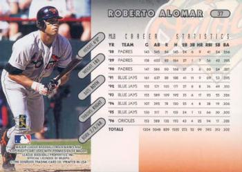 1997 Donruss #37 Roberto Alomar Back
