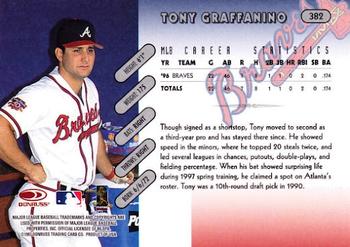 1997 Donruss #382 Tony Graffanino Back