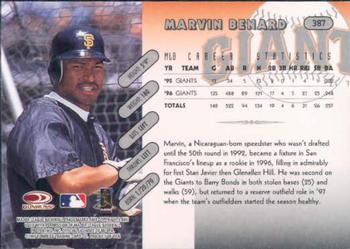 1997 Donruss #387 Marvin Benard Back