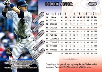 1997 Donruss #49 Derek Jeter Back