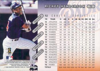 1997 Donruss #73 Rickey Henderson Back
