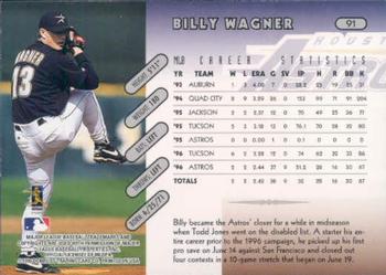 1997 Donruss #91 Billy Wagner Back