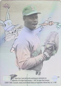 1992 Upper Deck Comic Ball 3 - Holograms #NNO Bugs Bunny / Ken Griffey Jr. Front