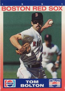 1991 Pepsi Boston Red Sox #NNO Tom Bolton Front