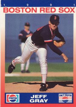 1991 Pepsi Boston Red Sox #NNO Jeff Gray Front