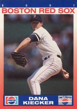 1991 Pepsi Boston Red Sox #NNO Dana Kiecker Front