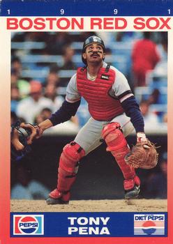 1991 Pepsi Boston Red Sox #NNO Tony Pena Front