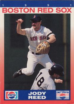 1991 Pepsi Boston Red Sox #NNO Jody Reed Front