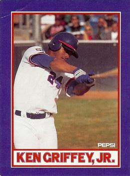 1991 Pepsi Griffeys #1 Ken Griffey, Jr. Front
