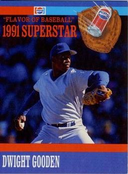 1991 Pepsi Superstars #1 Dwight Gooden Front