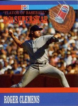 1991 Pepsi Superstars #6 Roger Clemens Front