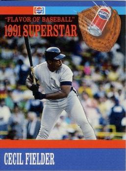 1991 Pepsi Superstars #10 Cecil Fielder Front