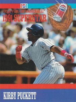 1991 Pepsi Superstars #13 Kirby Puckett Front