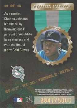 1997 Donruss - Armed and Dangerous #12 Charles Johnson Back
