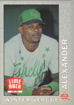 1993 Lime Rock Dominican Winter League #145 Manny Alexander Front