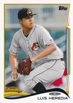 2014 Topps Pro Debut #33 Luis Heredia Front