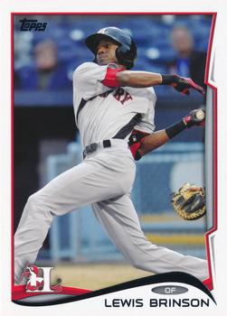 2014 Topps Pro Debut #52 Lewis Brinson Front