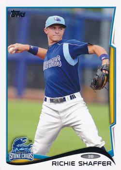 2014 Topps Pro Debut #74 Richie Shaffer Front