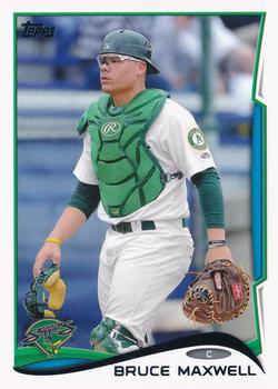 2014 Topps Pro Debut #163 Bruce Maxwell Front