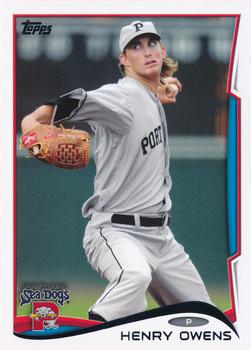 2014 Topps Pro Debut #195a Henry Owens Front