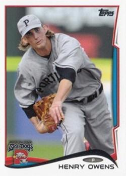 2014 Topps Pro Debut #195b Henry Owens Front