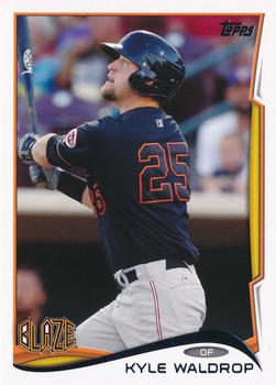 2014 Topps Pro Debut #205 Kyle Waldrop Front
