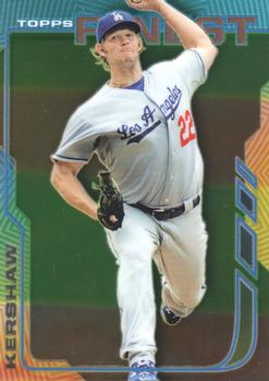 2014 Finest #25 Clayton Kershaw Front