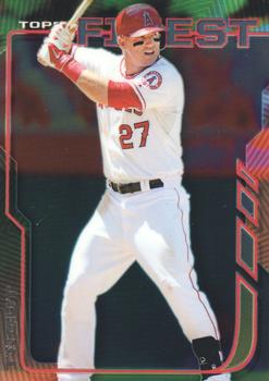 2014 Finest #100 Mike Trout Front