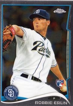 2014 Topps Chrome #77 Robbie Erlin Front