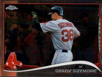 2014 Topps Chrome #142 Grady Sizemore Front