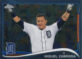 2014 Topps Chrome #220 Miguel Cabrera Front