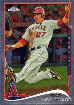 2014 Topps Chrome #1 Mike Trout Front