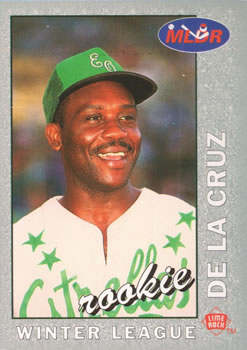 1993 Lime Rock Dominican Winter League - Diamond Stars #32 Carlos de la Cruz Front