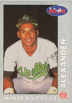 1993 Lime Rock Dominican Winter League - Diamond Stars #49 Manny Alexander Front