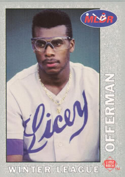 1993 Lime Rock Dominican Winter League - Diamond Stars #77 Jose Offerman Front