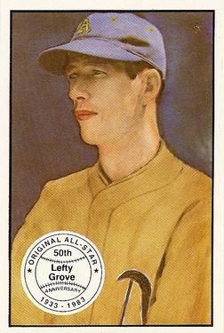 1983 Big League Collectibles Original All-Stars #8 Lefty Grove Front