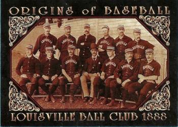 1994 American Archives Origins of Baseball #53 Louisville Ball Club Front