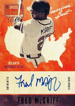 2013 Panini America's Pastime - America's Best Autographs #AB-FM Fred McGriff Front