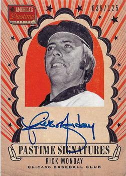 2013 Panini America's Pastime - Pastime Signatures #RM Rick Monday Front