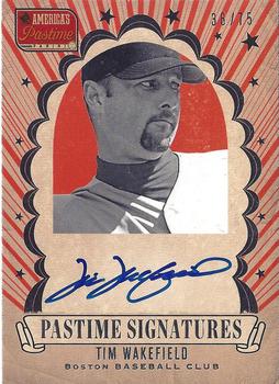 2013 Panini America's Pastime - Pastime Signatures #TW Tim Wakefield Front