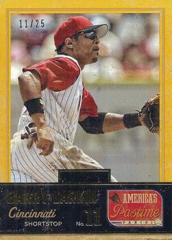 2013 Panini America's Pastime - Gold #133 Barry Larkin Front