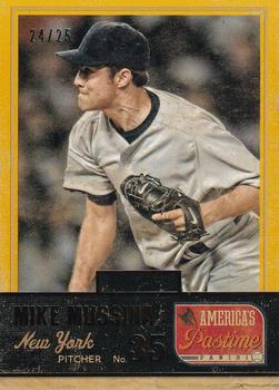 2013 Panini America's Pastime - Gold #147 Mike Mussina Front