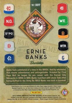 2013 Panini America's Pastime - Barnstorming Brilliance #BB7 Ernie Banks Back