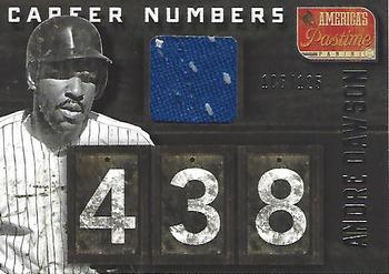 2013 Panini America's Pastime - Career Numbers #CNAD Andre Dawson Front