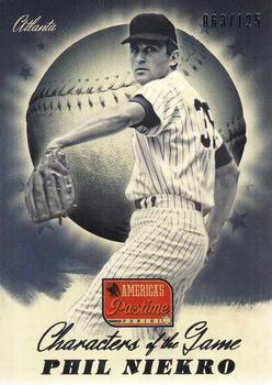 2013 Panini America's Pastime - Characters of the Game #CG8 Phil Niekro Front