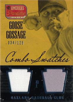 2013 Panini America's Pastime - Combo Swatches #CS-GG Goose Gossage Front