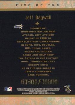 1997 Donruss - Diamond Kings #5 Jeff Bagwell Back