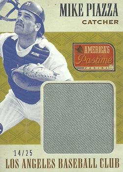 2013 Panini America's Pastime - Jumbo Swatches #JS-MP Mike Piazza Front