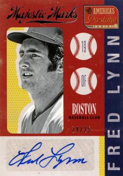 2013 Panini America's Pastime - Majestic Marks #30 Fred Lynn Front