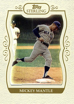 2008 Topps Sterling #1 Mickey Mantle Front